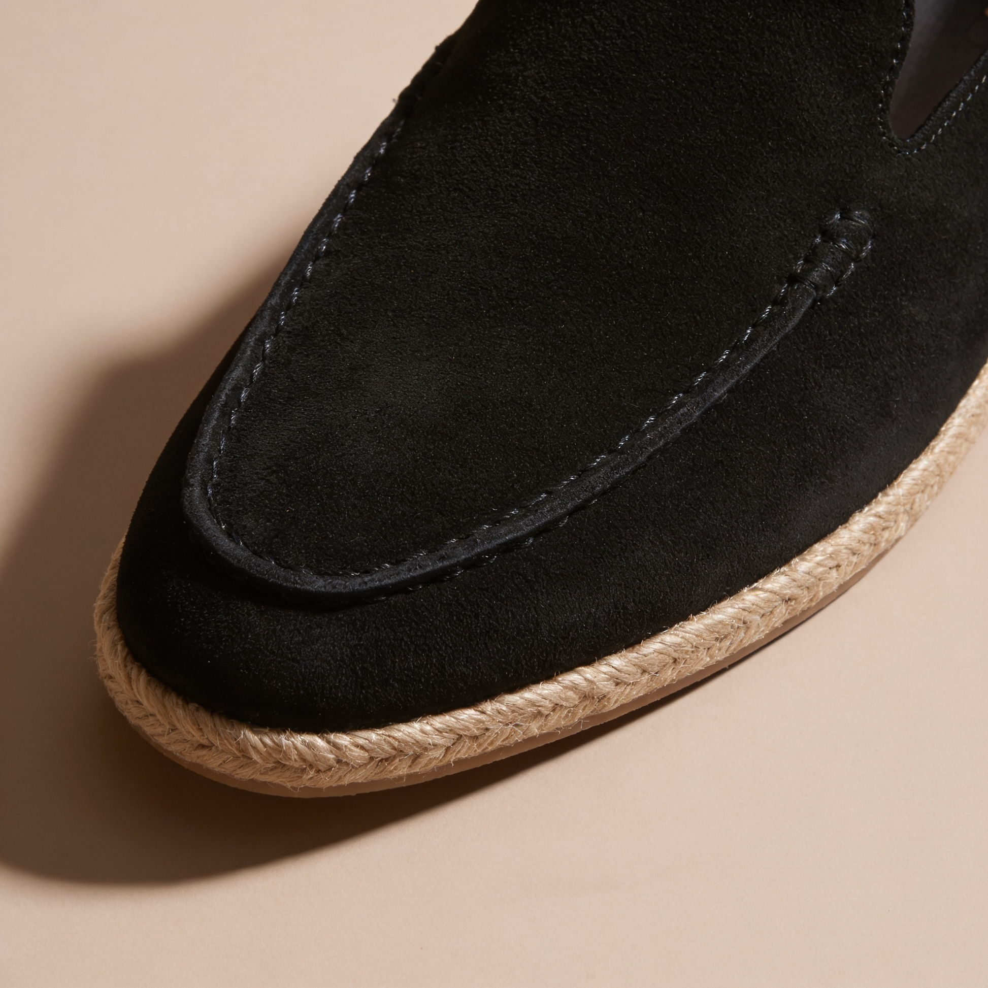 Men's Slip-On Espadrille Loafers with Jute Rope Sole