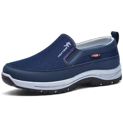 Men's Slip-On Outdoor Sneakers with Cushioned Sole and Grip Outsole