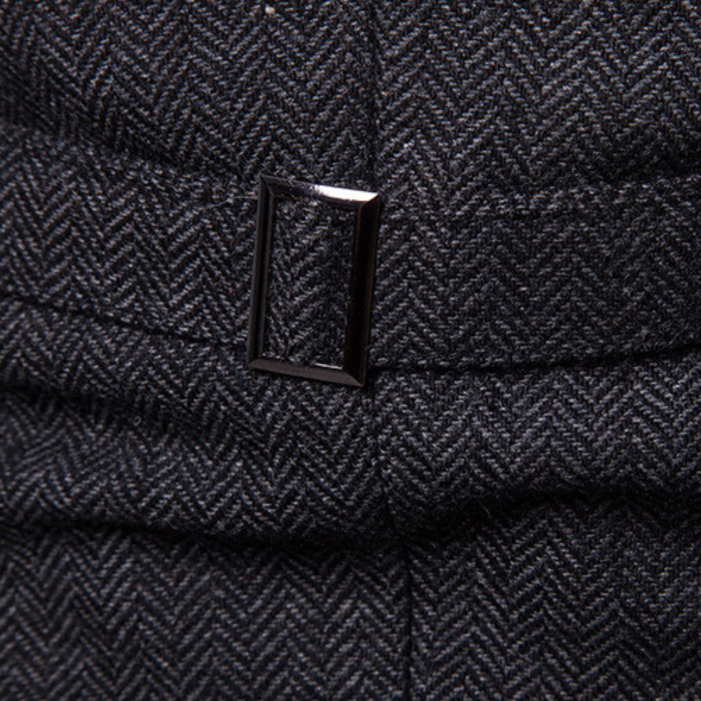 Men's Suit Vest Slim Fit with V-Neck and Button Closure