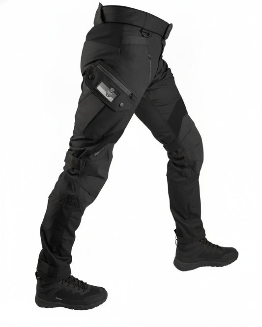 Men's Tactical Cargo Pants with Multi-Pocket Design and Stretch Panels