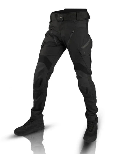 Men's Tactical Cargo Pants with Multi-Pocket Design and Stretch Panels