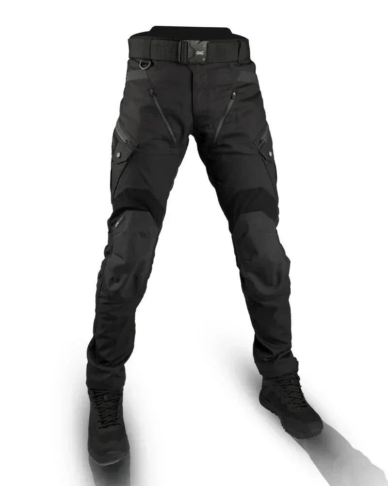 Men's Tactical Cargo Pants with Multi-Pocket Design and Stretch Panels