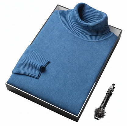 Men's Turtleneck Sweater with Tailored Silhouette
