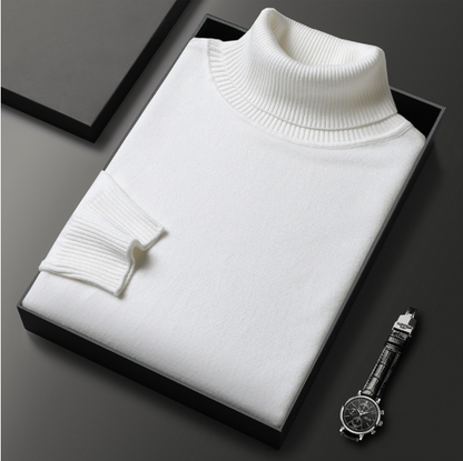 Men's Turtleneck Sweater with Tailored Silhouette