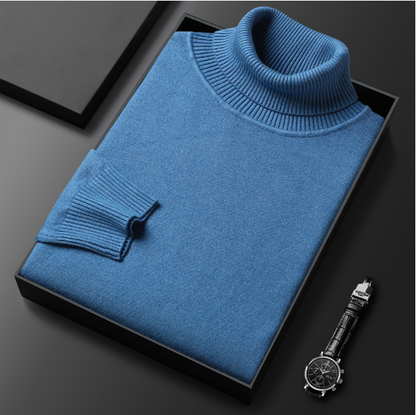 Men's Turtleneck Sweater with Tailored Silhouette