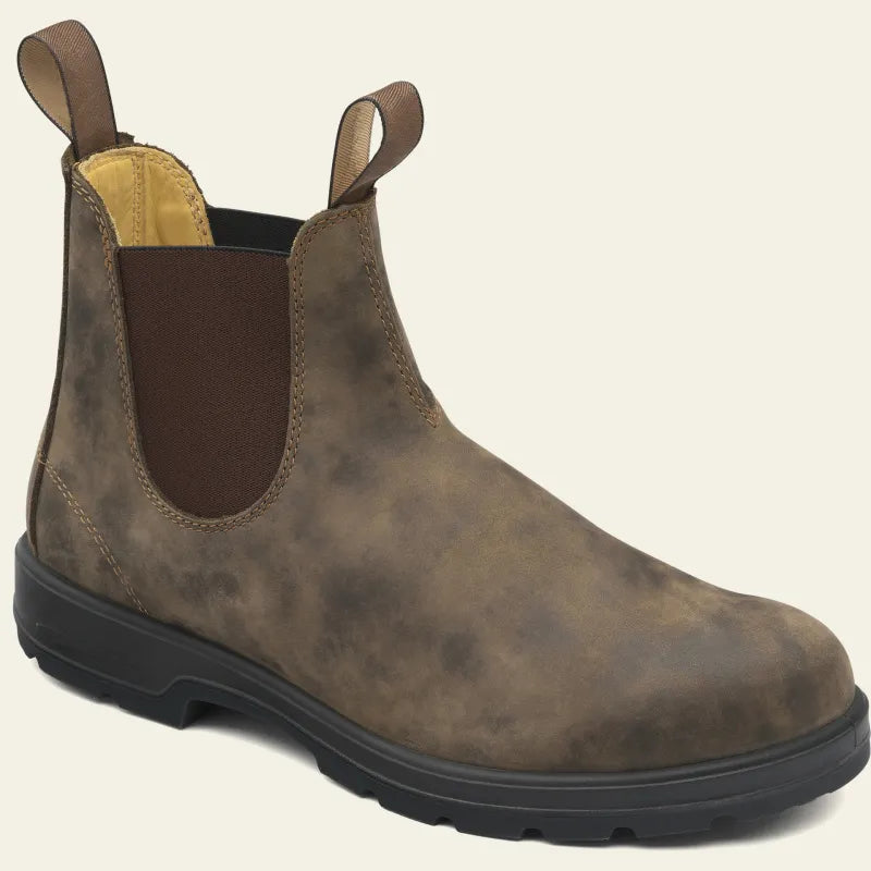 Unisex Chelsea Boots with Slip-On Design and Pull Tabs