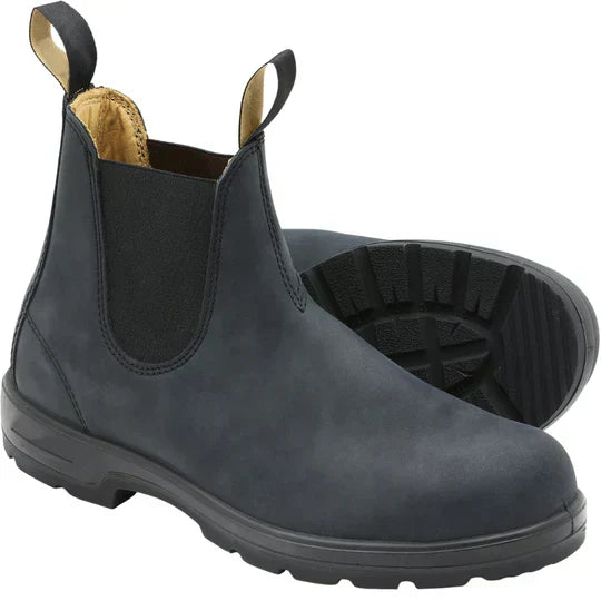 Unisex Chelsea Boots with Slip-On Design and Pull Tabs