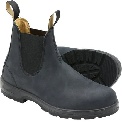 Unisex Chelsea Boots with Slip-On Design and Pull Tabs