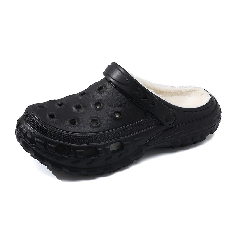 Unisex Fleece-Lined Clogs with Slip-On Design