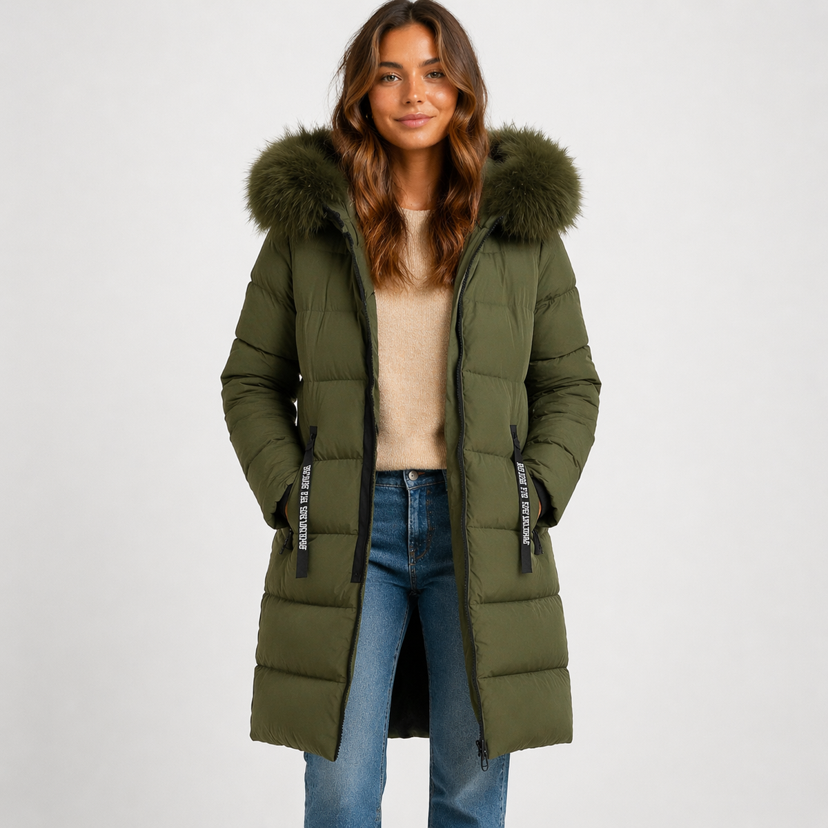 Women's Insulated Longline Hooded Parka