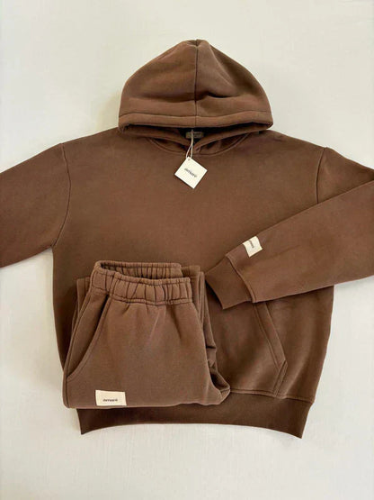 Women's Oversized Hoodie and Sweatpants Set with Drawstring Waist