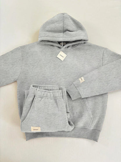 Women's Oversized Hoodie and Sweatpants Set with Drawstring Waist
